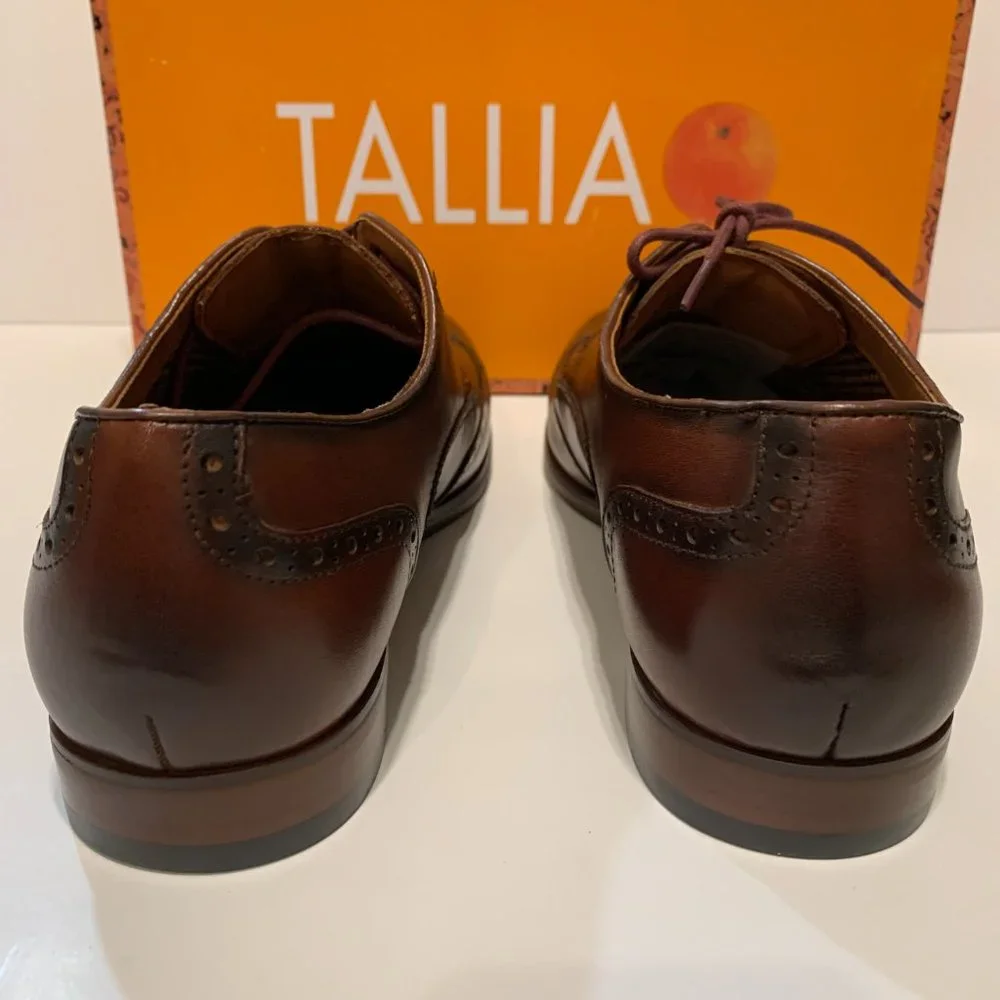 TALLIA Vitale Leather Wingtip Derby size: 9.5M - Picture 9 of 10